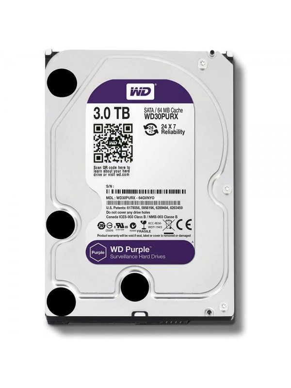 Western Digital Purple  3 TB Harddisk 7/24 Güvenlik Diski…