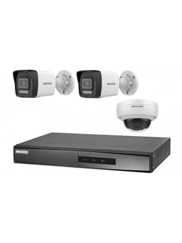 Hikvision 3'lu 2MP 1080P IP Seti…