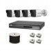 Hikvision 4'lu 2MP 1080P IP Seti