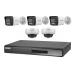 Hikvision 5'li 2MP 1080P IP Kamera Seti
